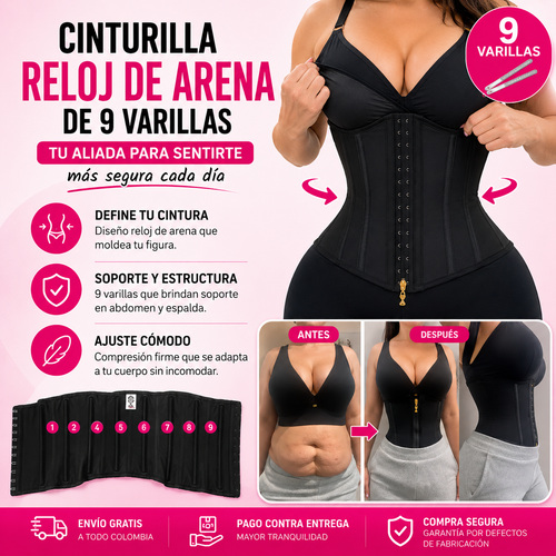 Cinturilla Reloj De Arena 9 Varillas