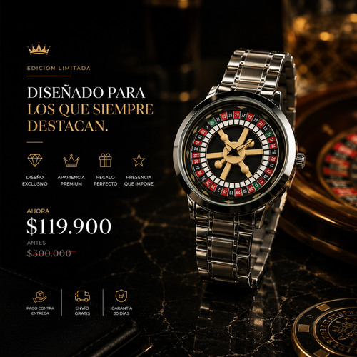 Reloj Casino Inspirado En Jacob Co
