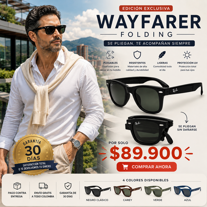 Gafas Wayfarer Folding™ | Edición Plegable de Lujo